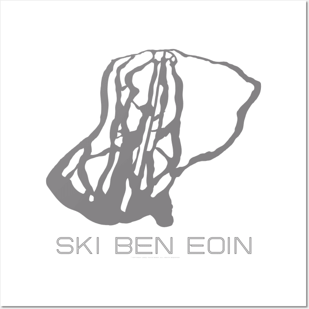 Ski Ben Eoin Resort 3D Wall Art by Mapsynergy